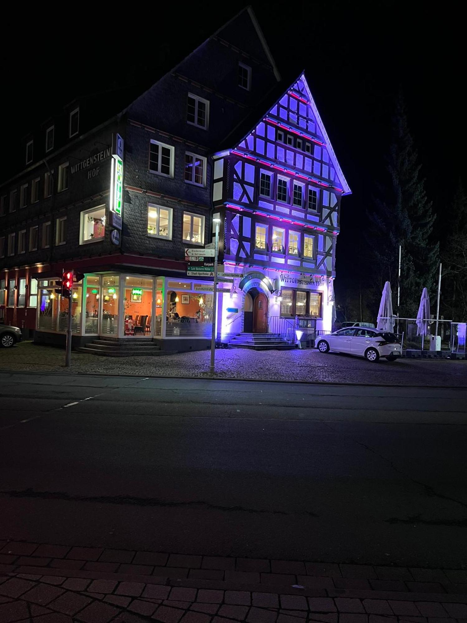 Hotel Wittgensteiner Hof Bad Laasphe Exteriör bild